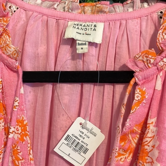 NWT Hemant and Nandita Ruffled Maxi Dress - Picture 5 of 14